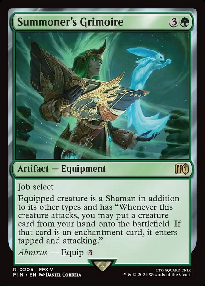 Summoner's Grimoire FIN-205 Final Fantasy Magic card