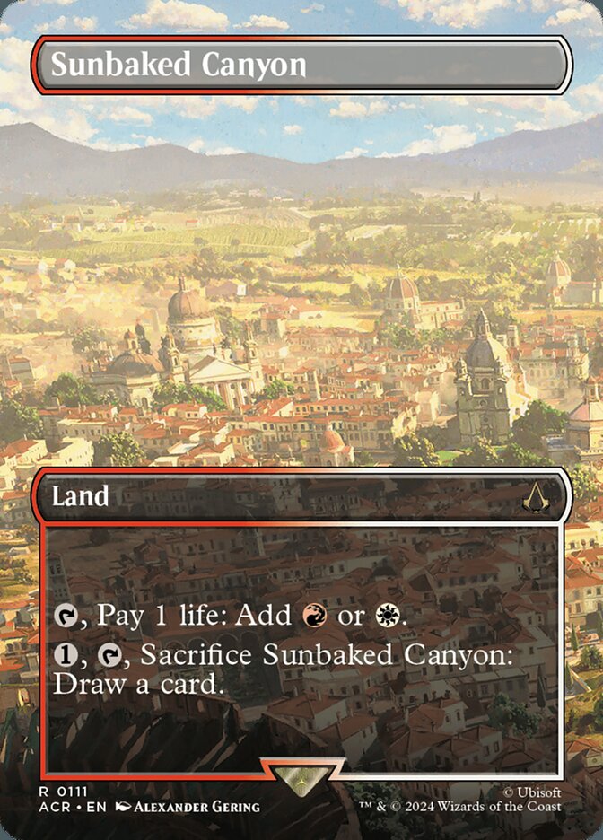 Sunbaked Canyon ACR-111 Assassin's Creed Magic card