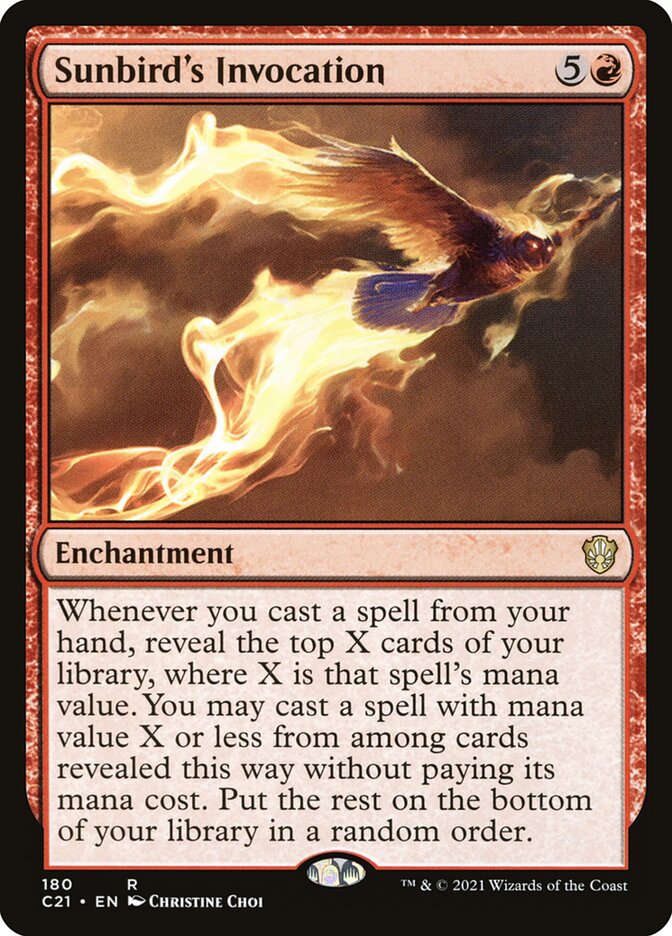 Sunbird's Invocation C21-180 Commander 2021 Magic card