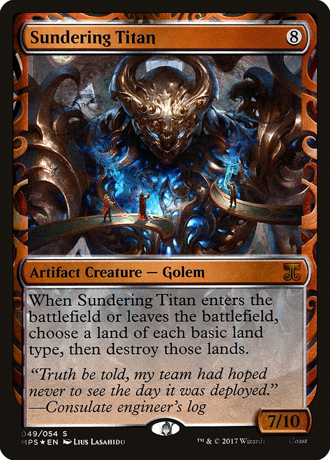 Sundering Titan MPS-49 Kaladesh Inventions Magic card