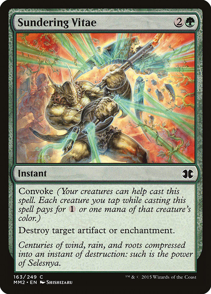 Sundering Vitae MM2-163 Modern Masters 2015 Magic card