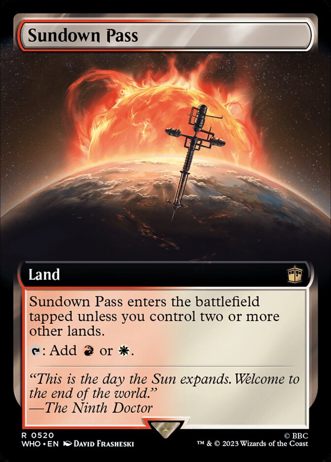 Sundown Pass WHO-520 Doctor Who Magic card