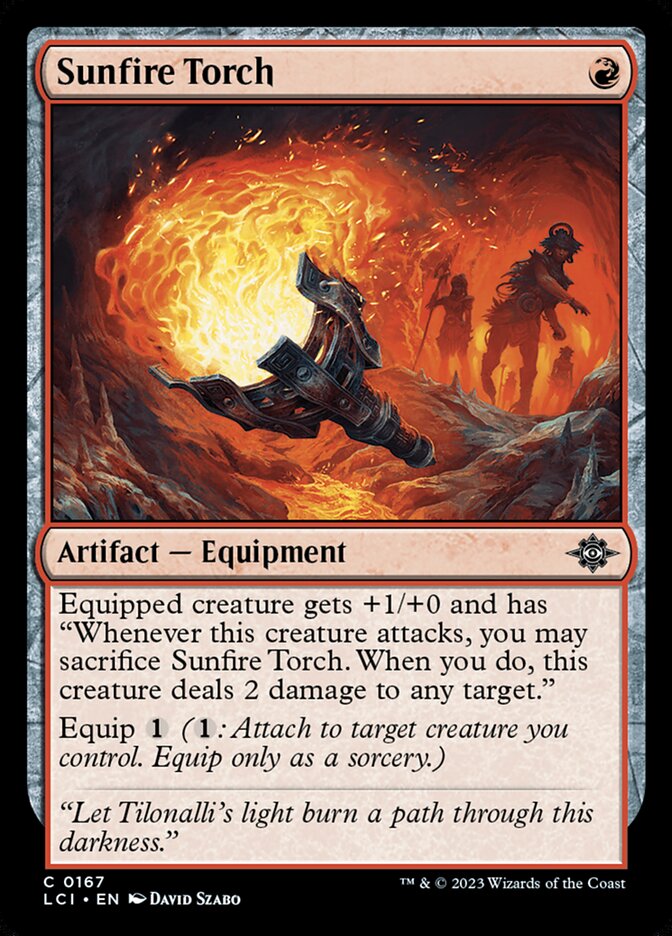 Sunfire Torch LCI-167 The Lost Caverns of Ixalan Magic card