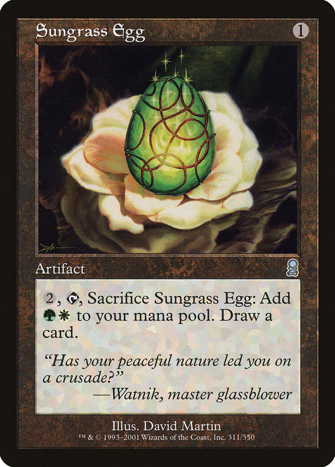 Sungrass Egg ODY-311 Odyssey Magic card