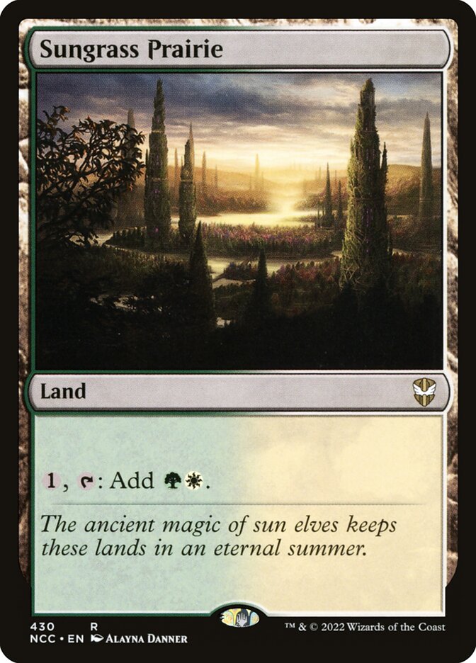 Sungrass Prairie NCC-430 New Capenna Commander Magic card