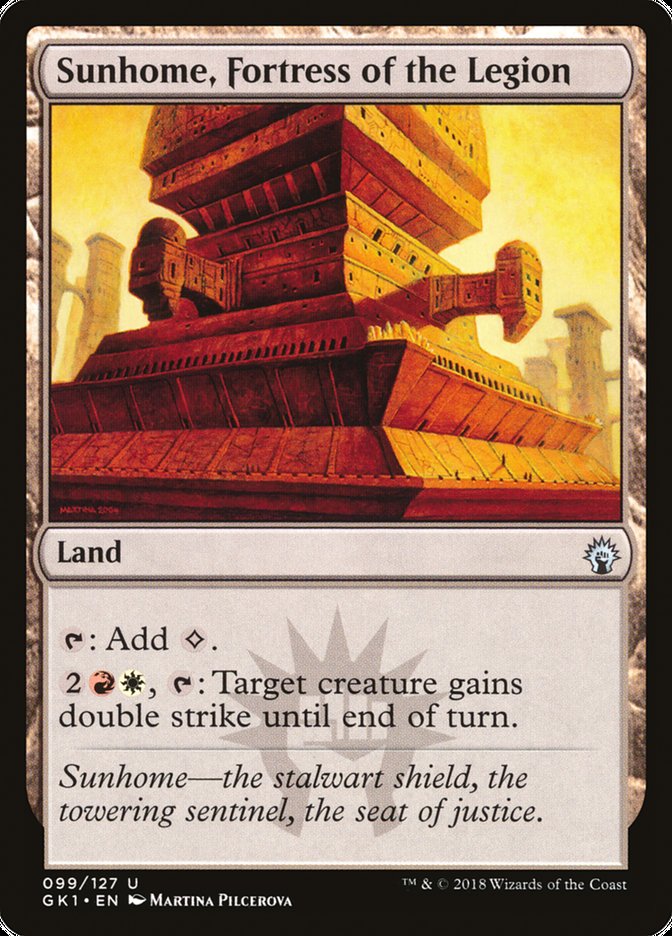 Sunhome, Fortress of the Legion GK1-99 GRN Guild Kit Magic card