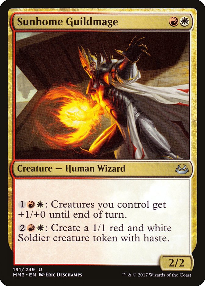Sunhome Guildmage MM3-191 Modern Masters 2017 Magic card