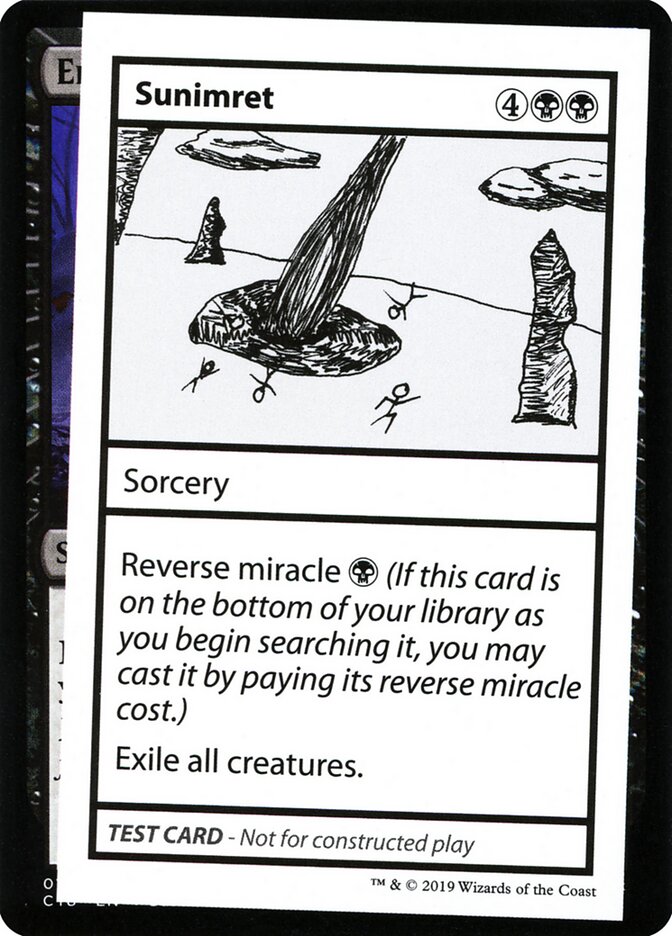 Sunimret CMB2-47 Mystery Booster Playtest Cards 2021 Magic card