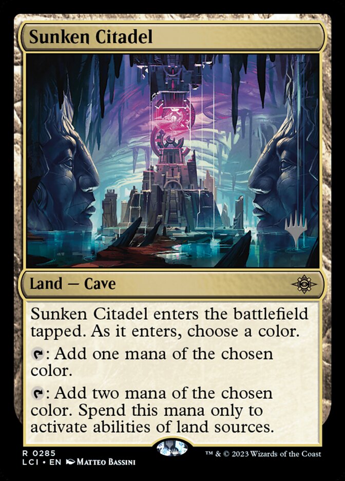 Sunken Citadel PLCI-285P The Lost Caverns of Ixalan Promos Magic card