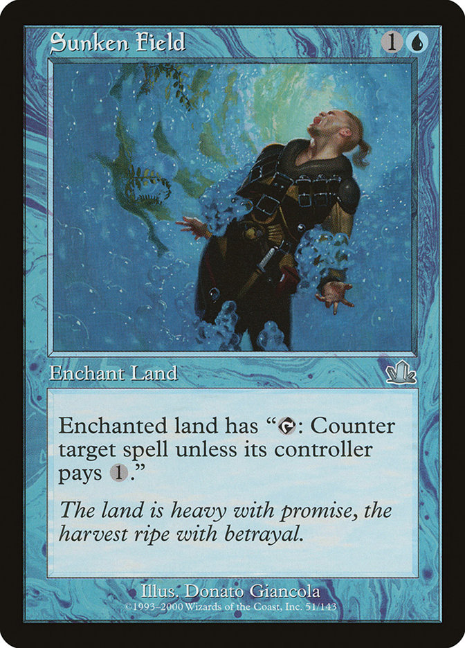Sunken Field PCY-51 Prophecy Magic card