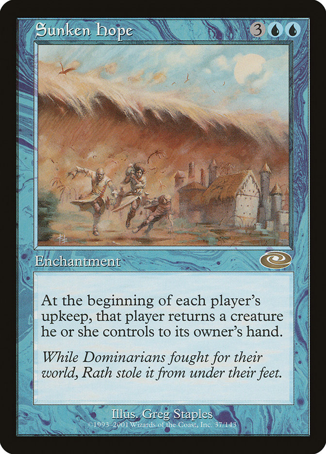 Sunken Hope PLS-37 Planeshift Magic card
