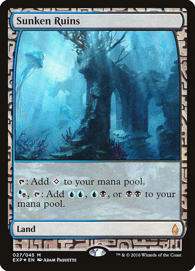Sunken Ruins EXP-27 Zendikar Expeditions Magic card
