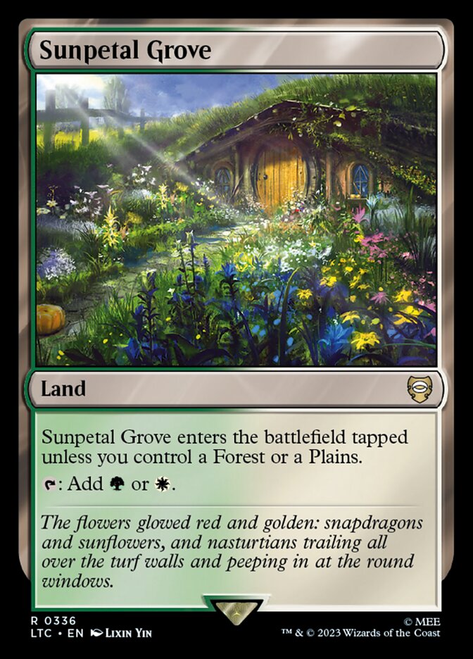 Sunpetal Grove LTC-336 Tales of Middle-earth Commander Magic card