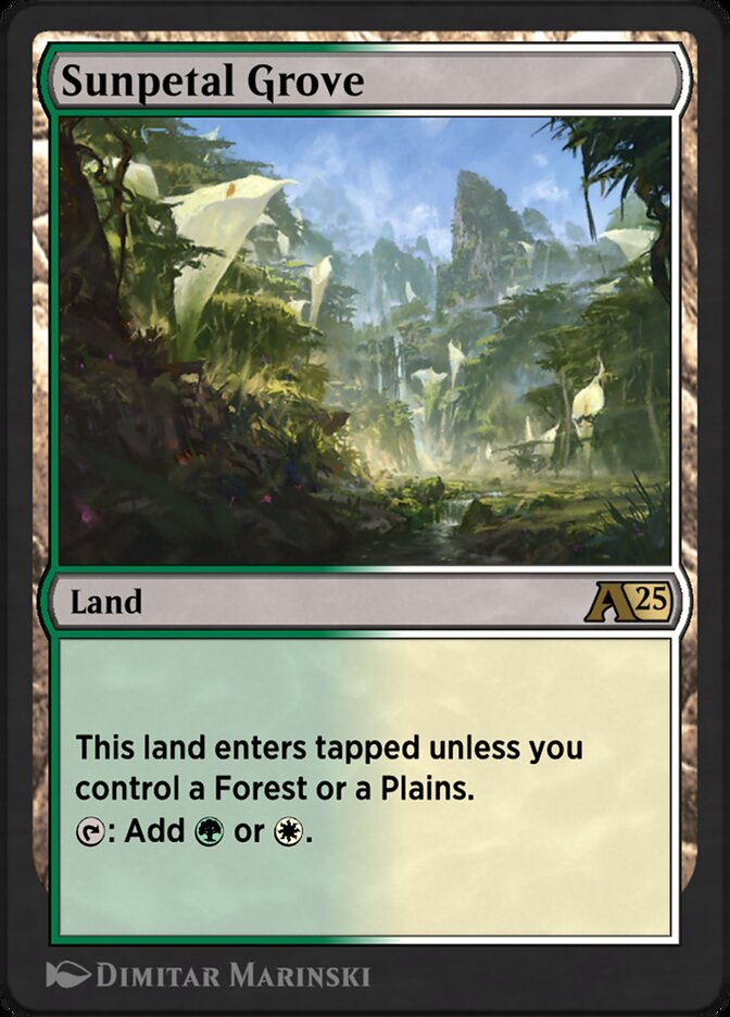 Sunpetal Grove YEOE-39 Alchemy: Edge of Eternities Magic card
