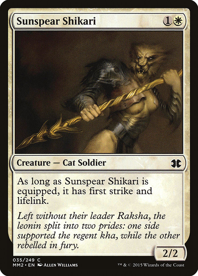 Sunspear Shikari MM2-35 Modern Masters 2015 Magic card