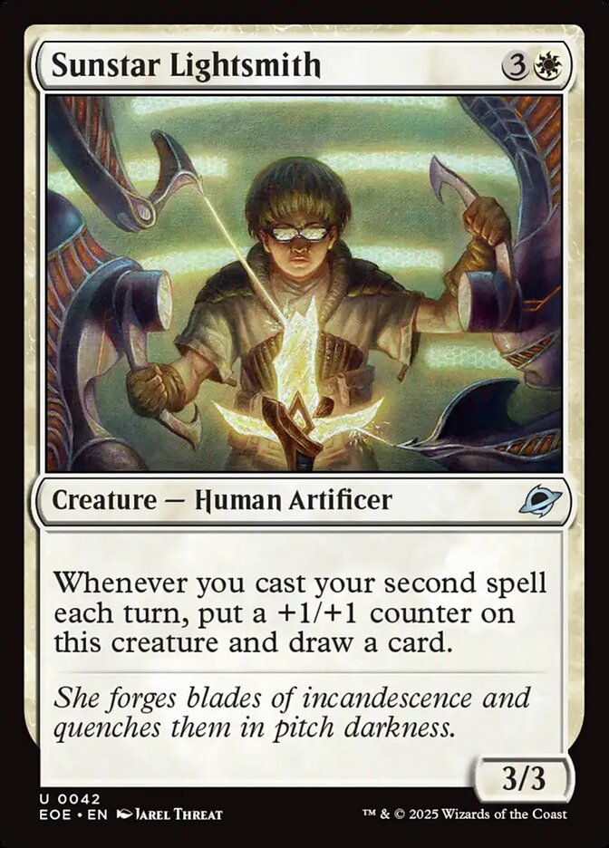 Sunstar Lightsmith EOE-42 Edge of Eternities Magic card