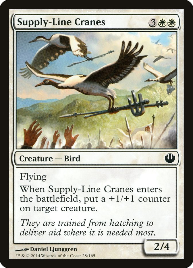 Supply-Line Cranes JOU-28 Journey into Nyx Magic card