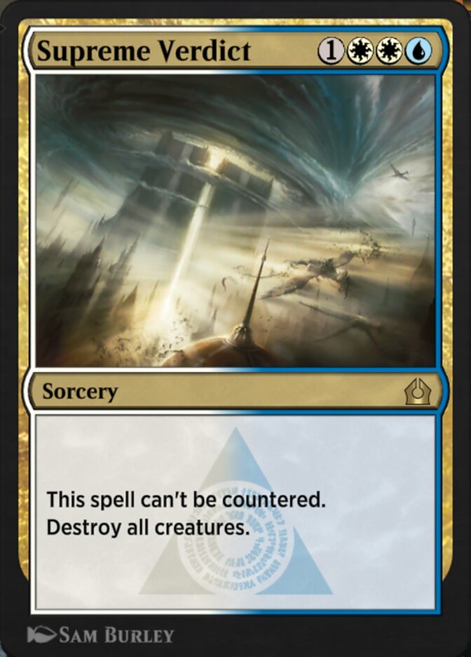Supreme Verdict EA1-18 Explorer Anthology 1 Magic card