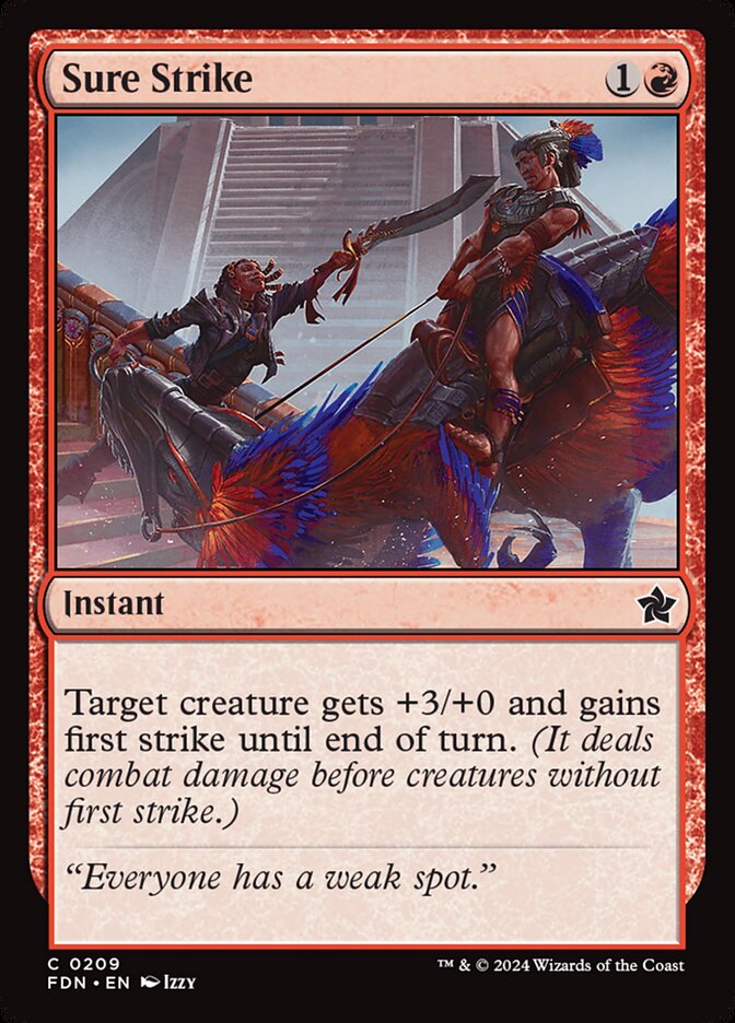 Sure Strike FDN-209 Foundations Magic card