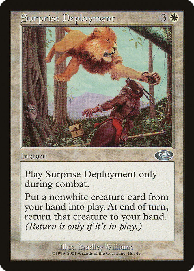 Surprise Deployment PLS-18 Planeshift Magic card