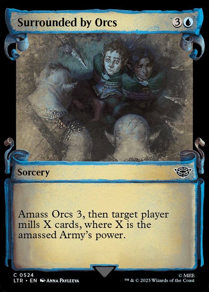 Surrounded by Orcs LTR-524 The Lord of the Rings: Tales of Middle-earth Magic card