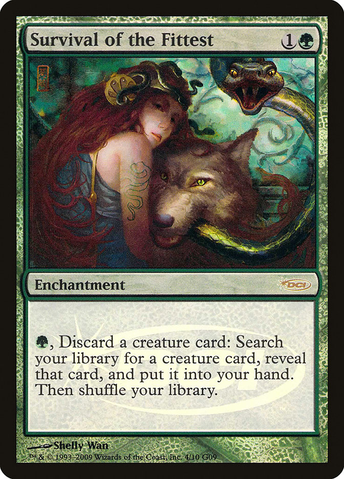 Survival of the Fittest G09-4 Judge Gift Cards 2009 Magic card