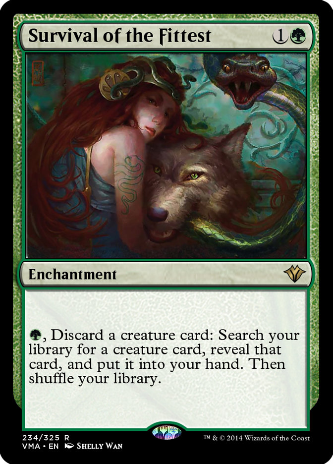 Survival of the Fittest VMA-234 Vintage Masters Magic card