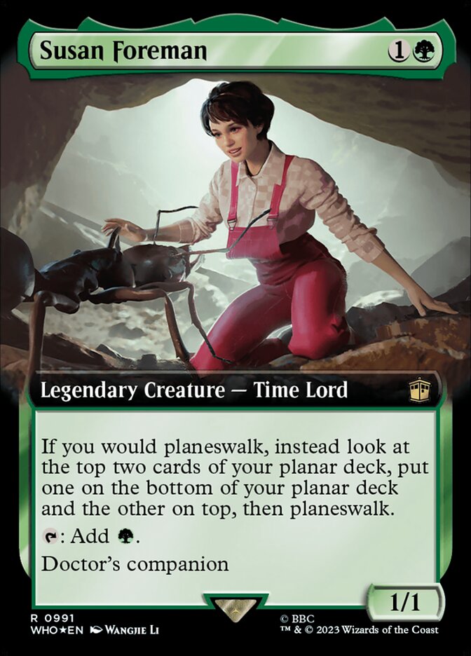 Susan Foreman WHO-991 Doctor Who Magic card
