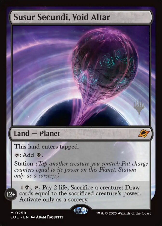 Susur Secundi, Void Altar PEOE-259P Edge of Eternities Promos Magic card