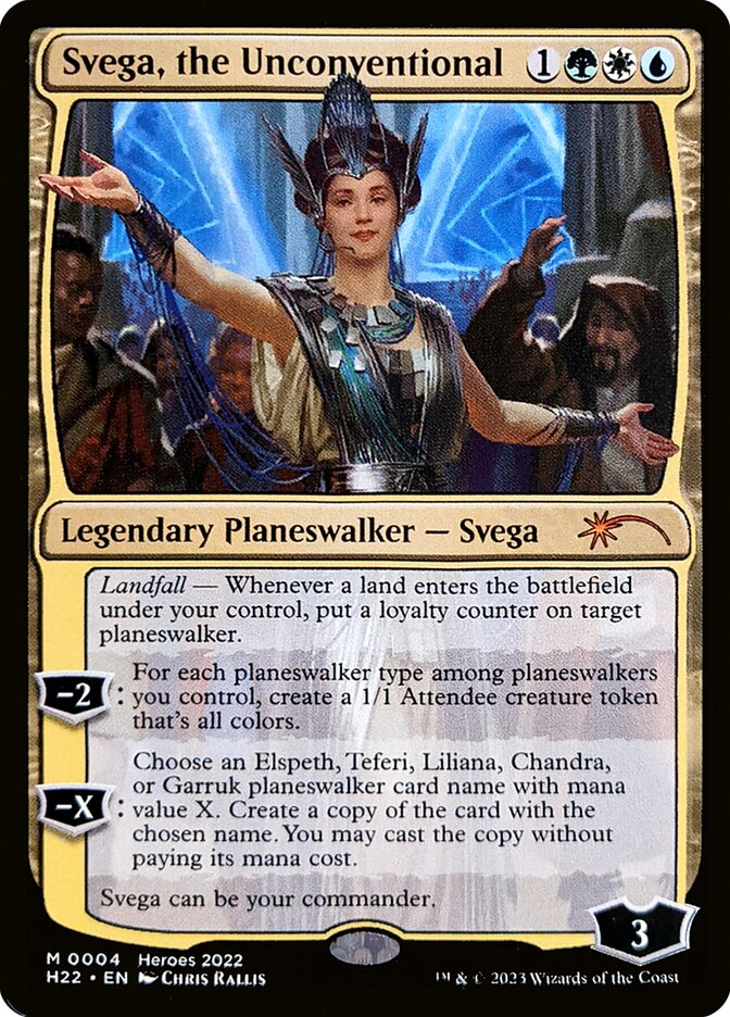 Svega, the Unconventional PH22-4 2022 Heroes of the Realm Magic card