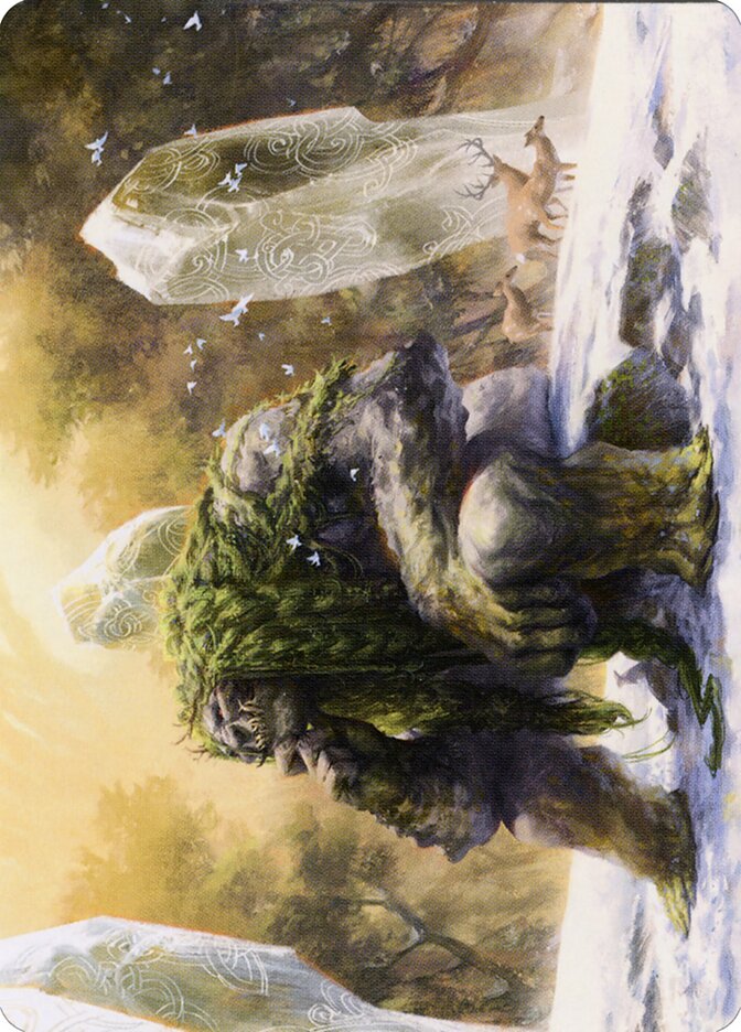 Svella, Ice Shaper // Svella, Ice Shaper AKHM-66 Kaldheim Art Series Magic card