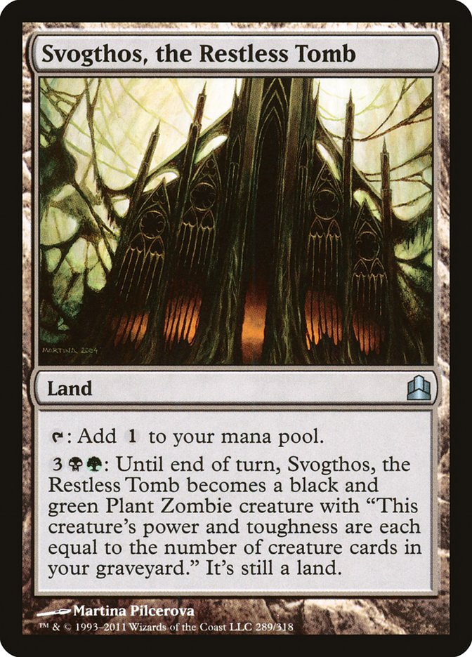 Svogthos, the Restless Tomb CMD-289 Commander 2011 Magic card