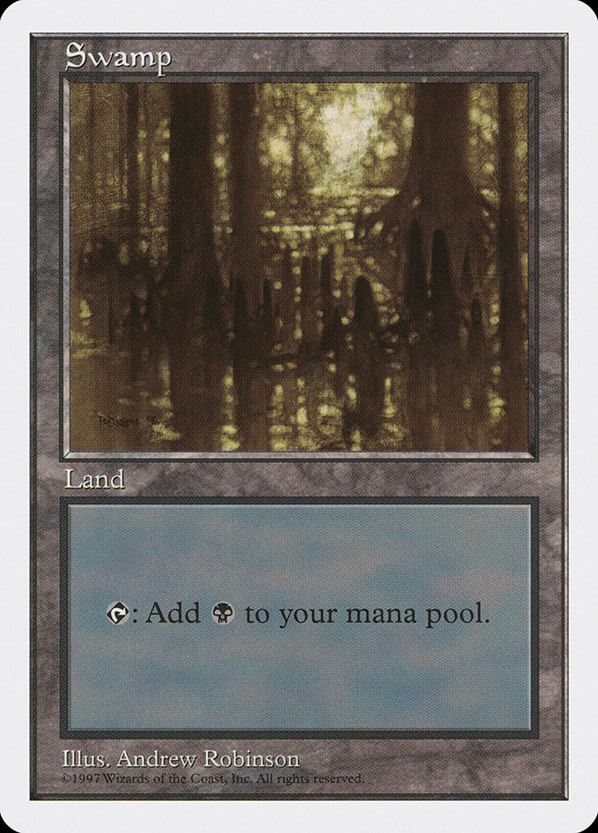 Swamp 5ED-438 Fifth Edition Magic card