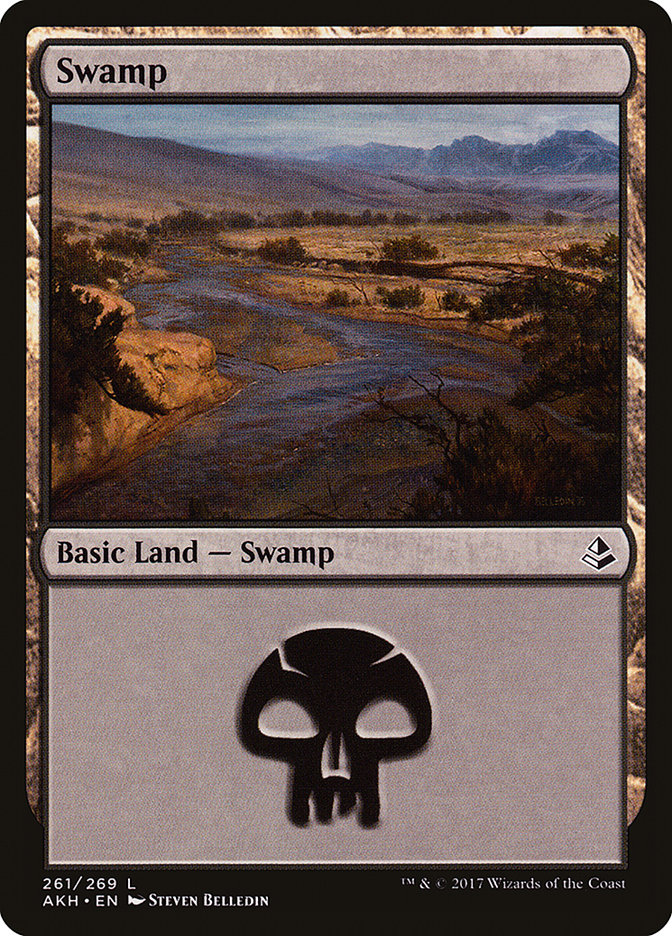 Swamp AKH-261 Amonkhet Magic card