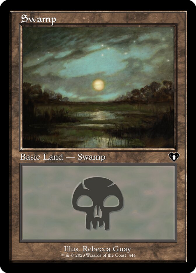 Swamp CMM-444 Commander Masters Magic card