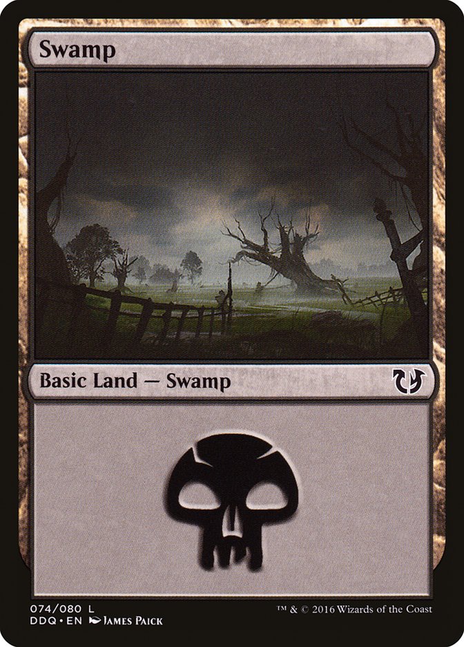 Swamp DDQ-74 Duel Decks: Blessed vs. Cursed Magic card
