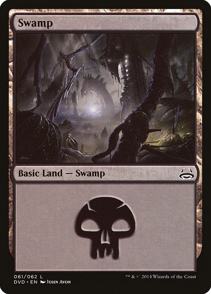 Swamp DVD-61 Duel Decks Anthology: Divine vs. Demonic Magic card