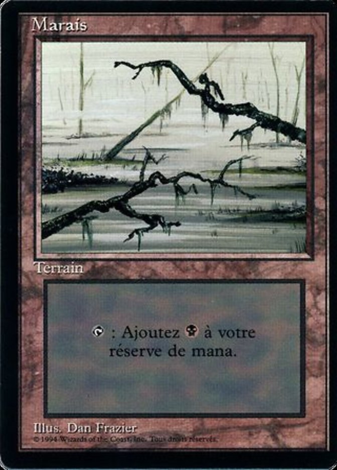 Swamp FBB-300 Foreign Black Border Magic card