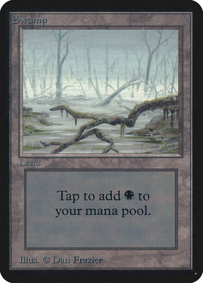 Swamp LEA-290 Limited Edition Alpha Magic card
