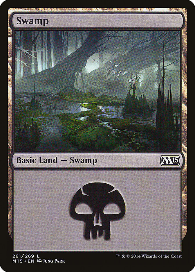 Swamp M15-261 Magic 2015 Magic card