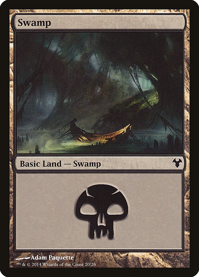 Swamp MD1-20 Modern Event Deck 2014 Magic card