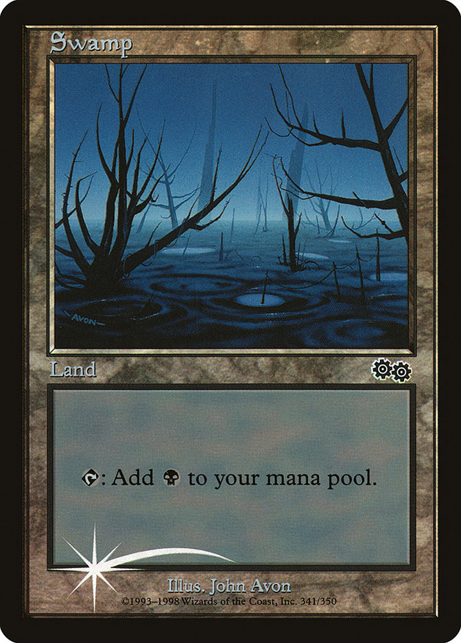 Swamp PAL99-9 Arena League 1999 Magic card