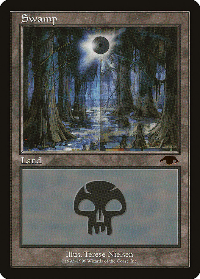 Swamp PGRU-3 Guru Magic card