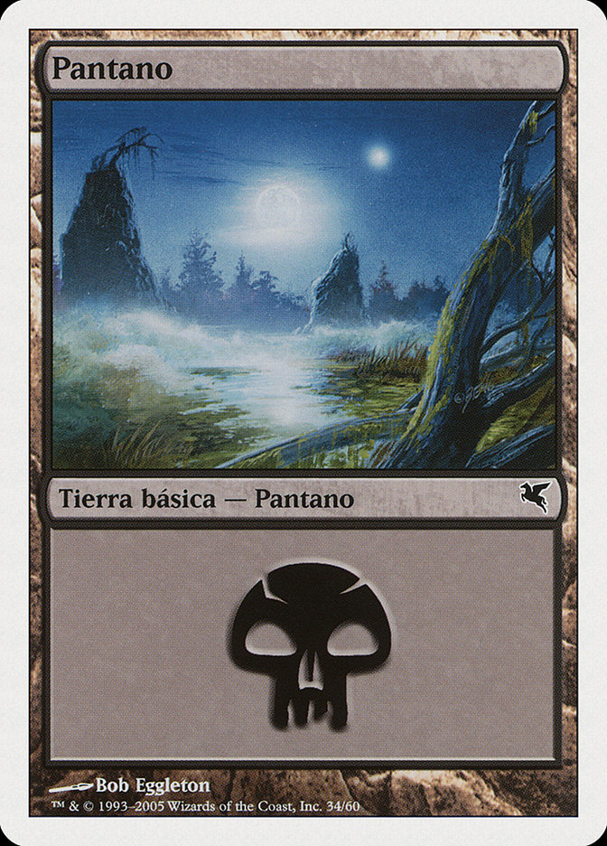 Swamp PSAL-A34 Salvat 2005 Magic card
