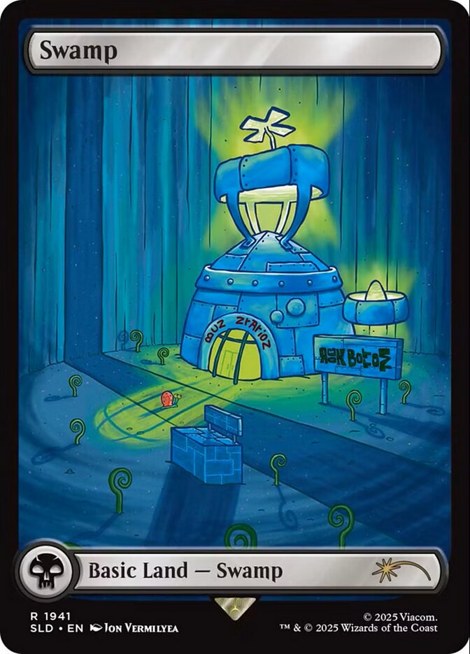 Swamp SLD-1941 Secret Lair Drop Magic card