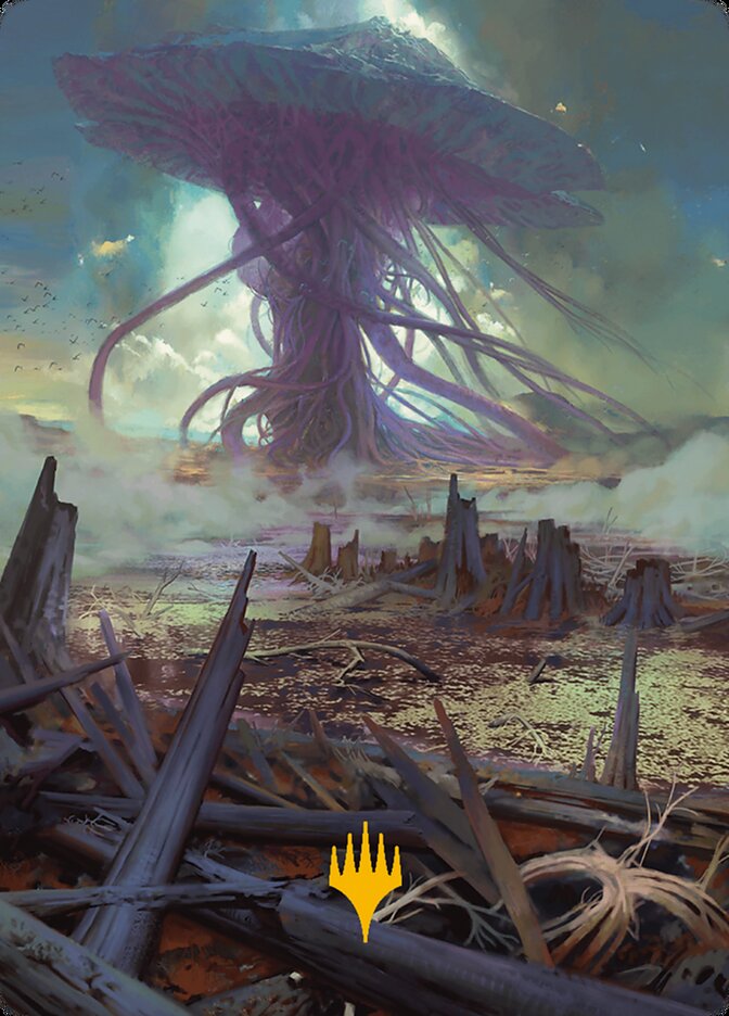 Swamp // Swamp AMH3-24 Modern Horizons 3 Art Series Magic card