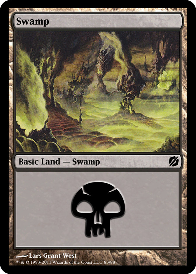 Swamp TD2-83 Duel Decks: Mirrodin Pure vs. New Phyrexia Magic card