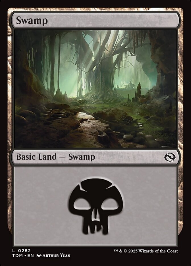 Swamp TDM-282 Tarkir: Dragonstorm Magic card