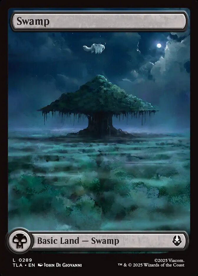 Swamp TLA-289 Avatar: The Last Airbender Magic card