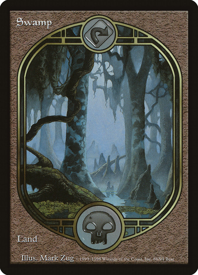 Swamp UGL-86 Unglued Magic card